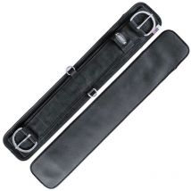 Sottopancia western in nylon con fodera in neoprene e fibbie in acciaio inox: 32" = 81 cm, nero