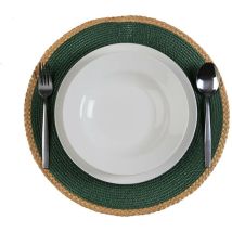 Sottopentola - Versa - Juta Polipropilene - Verde - 39,5 X 39,5 Cm - Multicolore