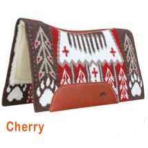 Sottosella western in lana modello Bearpaw 33x38' - Beige Oat