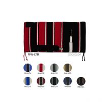Sottosella western in tessuto navajo e feltro con rinforzi in pelle - blu nero RN1-LTA