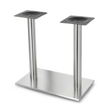 Sottostruttura in acciaio inox del tavolo supporto colonna piedi base del tavolo 2x