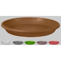 Veca - sottovaso 'cilindro' ø cm 30 (vaso ø 40) col.antracite