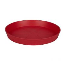 Loft - sottovaso urban saucer round 21 cranberry red elho