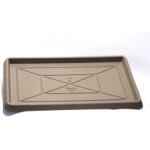 Sottovaso Rettangolare 'stretto' in Resina cm. 90 Tortora - Tortora
