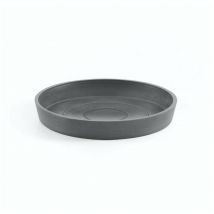 Sottovaso rotondo amsterdam D18X2,5CM grigio - Ecopots