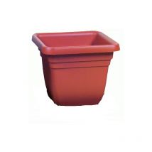 Vase carrA ICS Laurus 45x45xh40 cm en polypropylA ne sans soucoupe pour plantes et fleurs