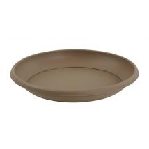 Soucoupe Ø15 cm pour pot de fleur Marina Ø18 cm - Taupe