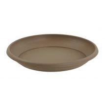 Soucoupe Ø34 cm pour pot de fleur Marina Ø40 cm - Taupe