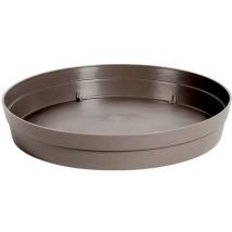 Soucoupe Ø18,5cm pour pot de fleur Toscane pop Ø25cm - Taupe