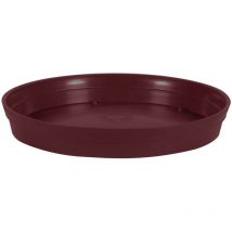 Soucoupe ø 54 cm pour pot ø 80 cm - Rouge bourgogne EDA