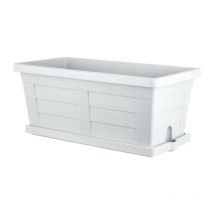 Lgvshopping - Soucoupe en bois de 80 cm avec effet glace pour la jardinière 31182 de Bama Piante.
