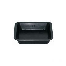 Pasquini&bini - Soucoupe carrée noire 28.5 x 28.5cm Lot de 10