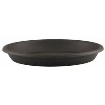 Artevasi - Soucoupe ronde 40cm anthracite pour pots de fleurs - eda