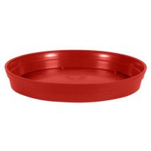 Soucoupe ø 40 cm pour pot ø 60 cm - Rouge rubis EDA