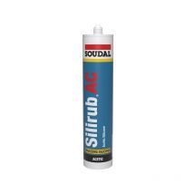 Mastic silicone silirub ac - 300 ml - transparent Soudal