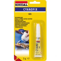 Adhesivo Instantáneo Soudal Super Glue Gel 3g 116390