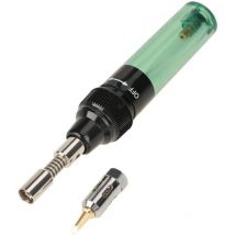 Shining House - Souder au gaz sans fil butane chalumeau à gaz Souder le fer à souder pistolet stylo de soudage (Vert)