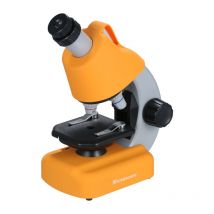 LIFCAUSAL Microscope Junior 40X1200X Kit d'Initiation Scientifique Compact avec Éclairage LED à Piles pour Enfants et Adolescents Curieux