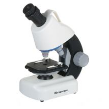 Benobby Kids - lifcausal Microscope pour Enfants Kit de Microscope Miniature de Bureau Débutant avec Grossissement 40X à 1200X, Alimenté par Piles