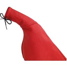 Soufflet de Frein a Main Cuir Naturel - Rouge - RaceSport