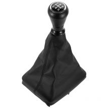 Soufflet Levier de Vitesse Colliers de Pommeau Levier de Vitesse 206406 en Cuir Noir CITROEN PEUGEOT
