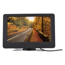 LIFCAUSAL Moniteur LCD 7 pouces portable avec support pliable, entrées AV/NBC, écran couleur pour microscope et surveillance d'équipements