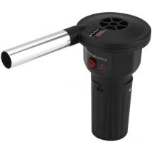 Souffleur de Barbecue Electrique Ventilateur de Barbecue Portable Alimenté par Batterie(non incluse) pour Pique-niques Barbecue en Plein Air