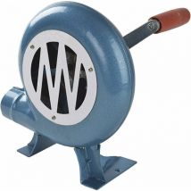 Alovez - Souffleur de Forge à Manivelle, Ventilateur Manuel de Ventilateur de Pop-Corn Iron Gear, Ventilateur Centrifuge, Grand Cadeau D'accessoires