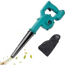 Souffleurs de feuilles électriques, souffleur de feuilles sans fil robuste, souffleur de feuilles portatif 2 en 1, aspirateur à air comprimé (sans