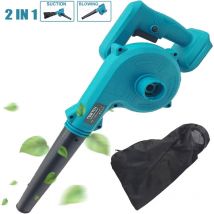 Teetok - Souffleurs et aspirateurs sans fil, souffleurs d'air de jardin 2 pouces pour le nettoyage de neige / patio / jardin / garage (corps