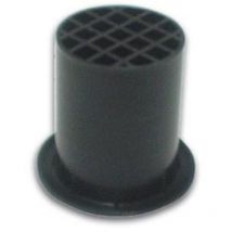HQ-Power Tubo Reflejo de bajo, para el gabinete de Altavoces, con Rejilla Protectora, Ø 50 x 51 mm, plástico, Negro