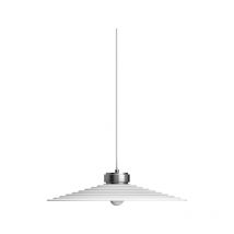 Sound Plafoniera a sospensione a cupola bianca piatta 1x E27