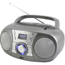 Soundmaster - Scd1800ti Radio-lecteur Cd Dab+, Fm Aux, Bluetooth, Cd, Usb Gris
