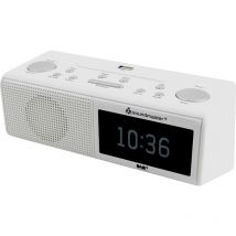 Soundmaster - UR8350WE Radio-réveil dab+, fm aux, usb blanc C601001