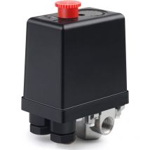 Soupape de Compresseur D'air 220V Pression Automatique Pressostat Compresseur D'air Compresseur Interrupteur Contrôle Valve pour Une Réduction Rapide