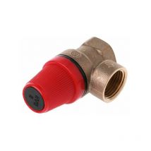 Soupape de sécurité en laiton, Soupape de pression eau 1/2" 8 bar