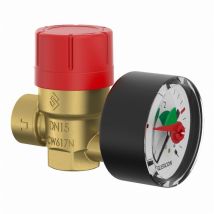 Soupape De Sécurité Avec Mano Prescomano 3/4 Nf 3bar - Flamco - 27090