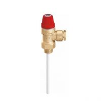 Caleffi - Vanne de sécurité combinée température et pression 309 1/2" m x ø 15 7 bar