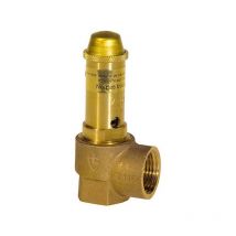 Soupape de sécurité sanitaire - 1'F - 7bar - bronze