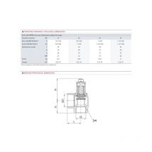 Soupape sanitaire 7b molette sortie majorée F1/2 Goetze 651mWNK-15-f/f-1
