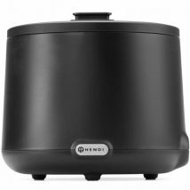 Hendi - Marmite thermos électrique pour soupe 35-85 c 8 l 500 w - noir