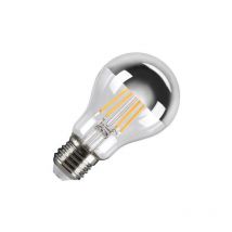 Source led A60, E27, chrome, 7,5W, 2700K, tête miroir, variable (1005305)
