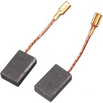 Sourcing map Kohlebürsten für Elektromotoren, Bohrwerkzeug, 15 mm x 10 mm x 5 mm, ohne Feder, 100 Paar