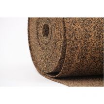 Alsacork - rouleau isolant souple en liège (50%) et caoutchouc (50%), ép. 2mm - 10m x 1m = 10m²