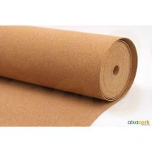 Alsacork - rouleau isolant souple en liège dense, ép. 2mm - 10m x 1m = 10m²