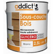 Peinture Sous-couche bois 2.5l blanc Addict