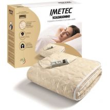 Imetec - Surmatelas Chauffant Chauffe-lit Pour Lit Double 150 x 80 cm - 2 Commandes avec 2 Températures - Lavable