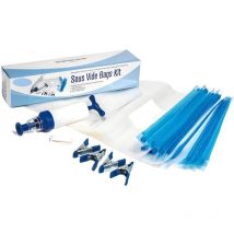 Sous-Vide Garen Set 10 Beutel, Handpumpe, und Verschlüsse