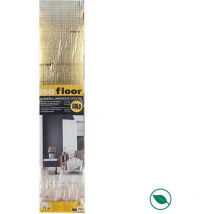 Forestea - Souscouche parquet isofloor film alu ép 3 mm acoustique 10 m2 8.5m x 1.2m