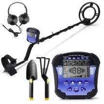Ousudela - lifcausal Détecteur de Métaux Portable et Maniable Détection Rapide de Trésors, Or et Métaux Souterrains avec Écran lcd Rétroéclairé,